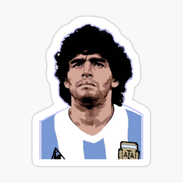 Maradona Pegatina