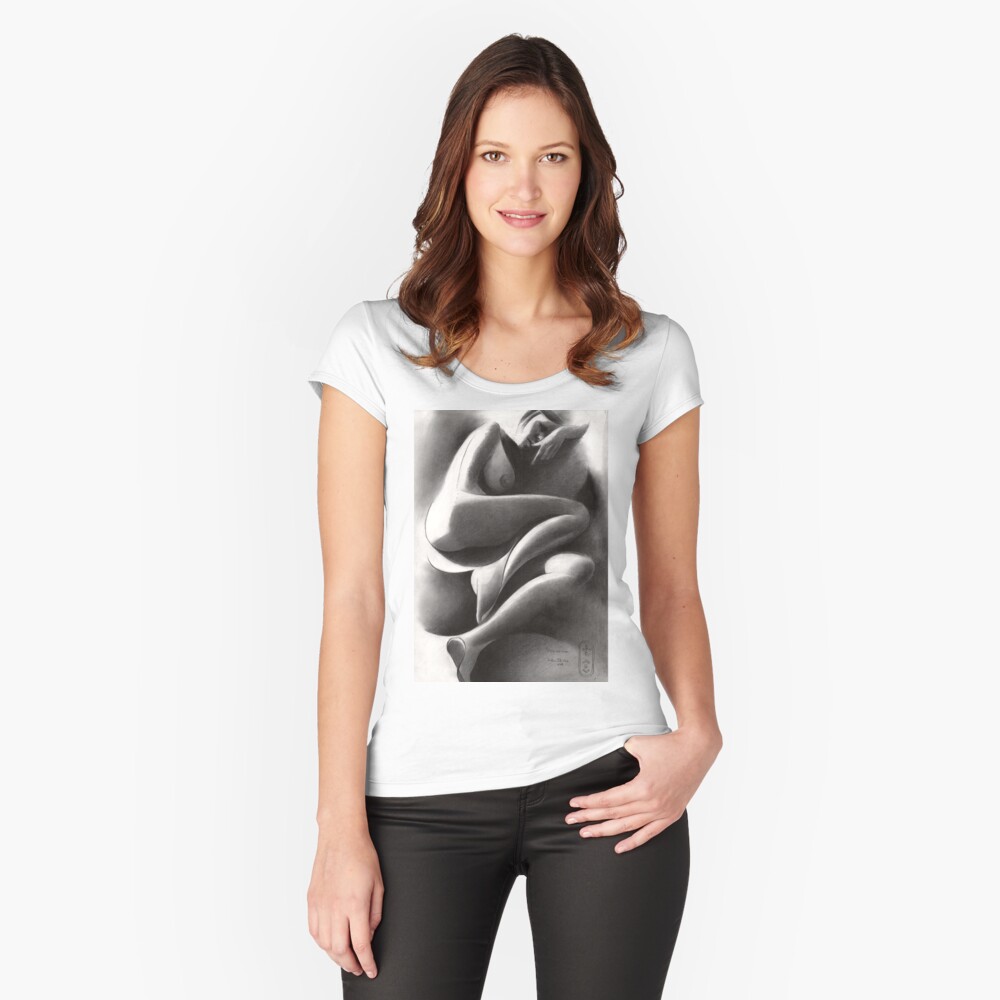 Item preview, Fitted Scoop T-Shirt designed and sold by CorneAkkers.
