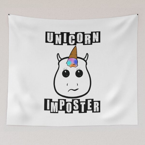 Item preview, Unicorn Imposter - White designed and sold by BusyMonkeys.