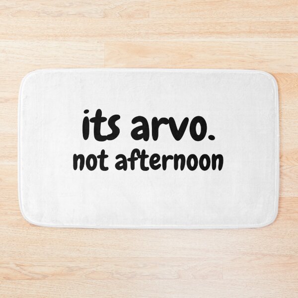Item preview, its arvo, not afternoon designed and sold by theaussiedream.