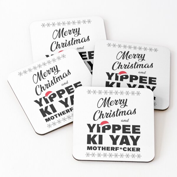 Item preview, MERRY CHRISTMAS AND YIPPEE KI YAY MOTHERF*CKER, die hard christmas designed and sold by NiceSign.