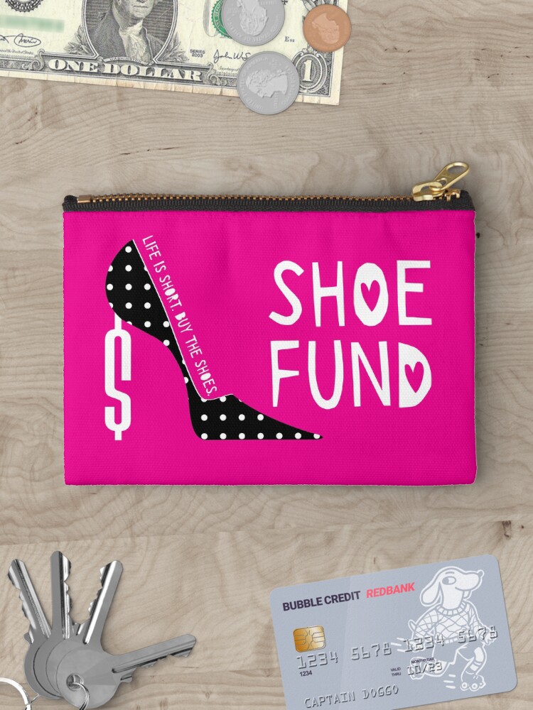 Thumbnail 3 of 4, Zipper Pouch, Shoe Fund designed and sold by 6256design.