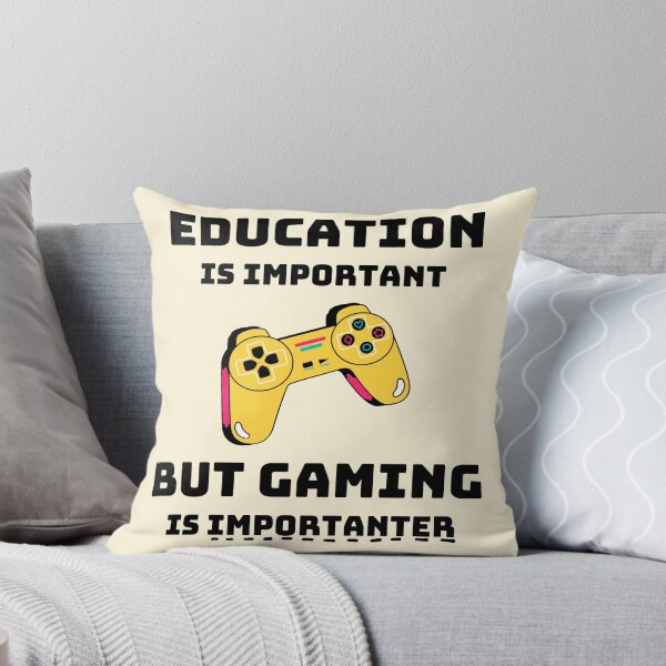 Item preview, Education is Important but Gaming is Importanter designed and sold by HeyFellowKids.