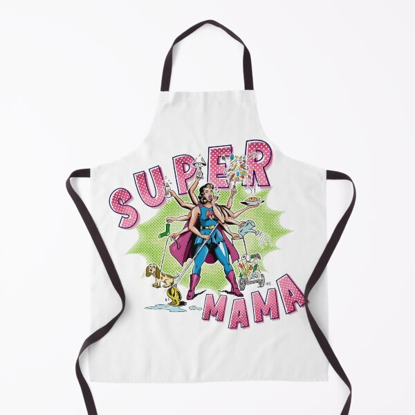 Item preview, Super Mama, Retro vintage hand draw superhero Kali goddess for wife, mom designed and sold by shockin.