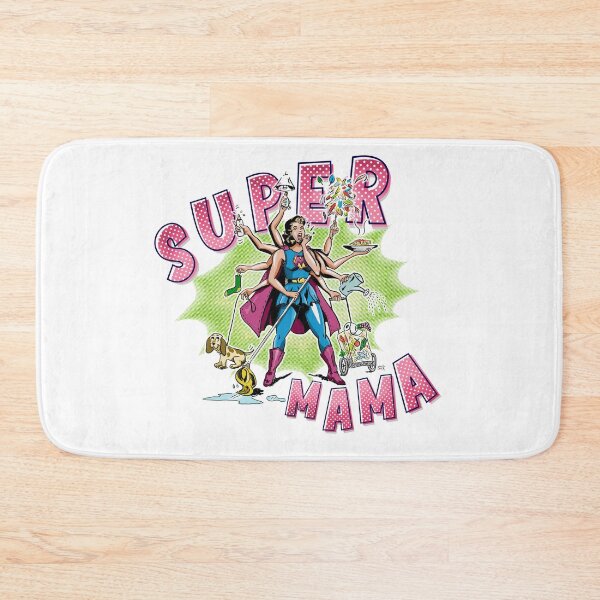 Item preview, Super Mama, Retro vintage hand draw superhero Kali goddess for wife, mom designed and sold by shockin.