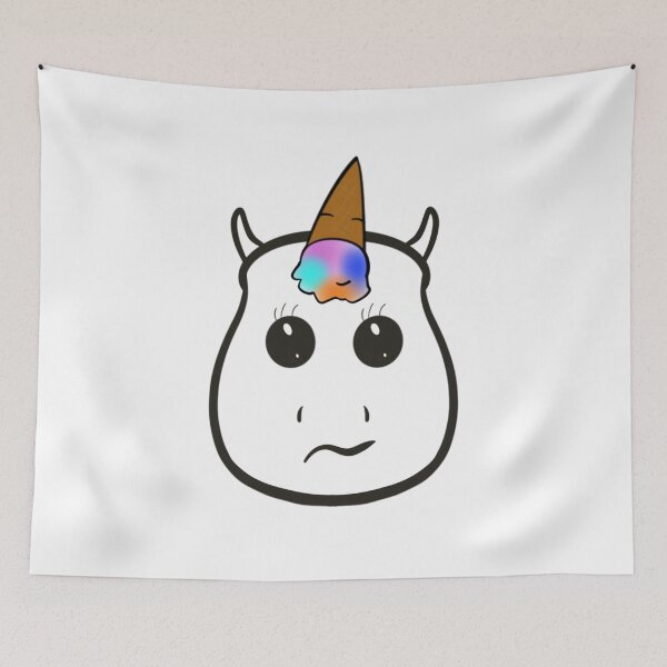 Item preview, Cow with melted bubblegum flavor icecream on head designed and sold by BusyMonkeys.