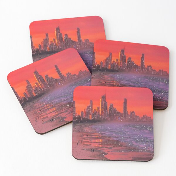 Item preview, Glitter City By The Glitter Ocean Waves designed and sold by MadeByMishkaN.