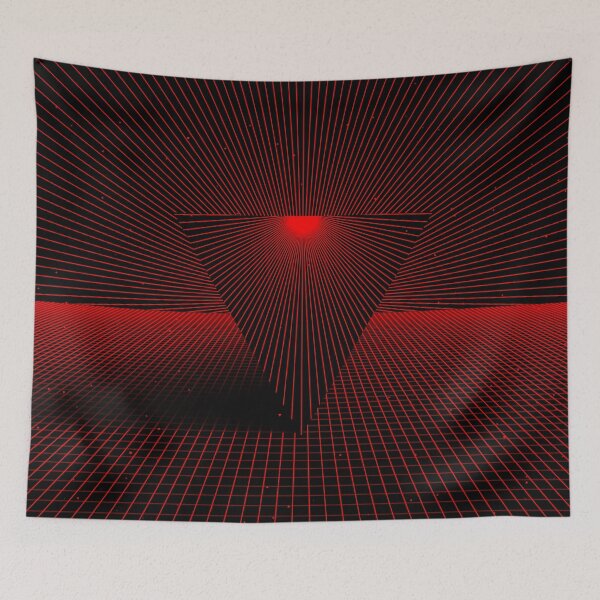 Item preview, Triangle with red lines designed and sold by divincreador.