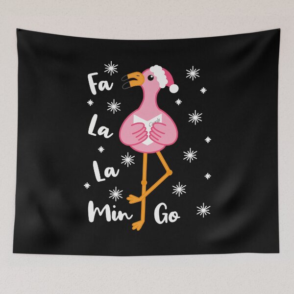 Item preview, Fa La La Mingo, Christmas Flamingo  designed and sold by Funful.