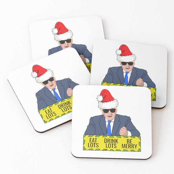 Item preview, Positive Cool Boris Johnson Christmas Message Pro Tory designed and sold by RockFireMerch.