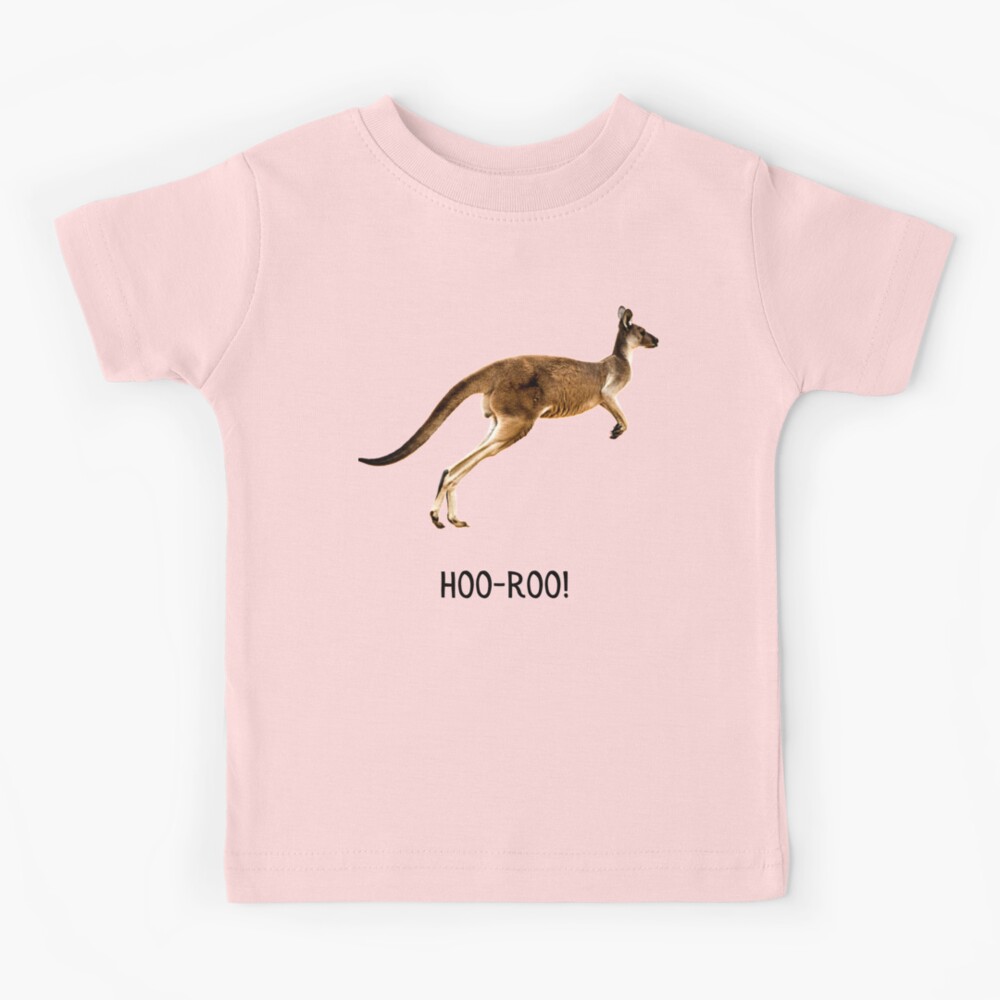 T-Shirt roo! Redbubble Kids by Hoo for Kangaroo. JellyBeenzz \