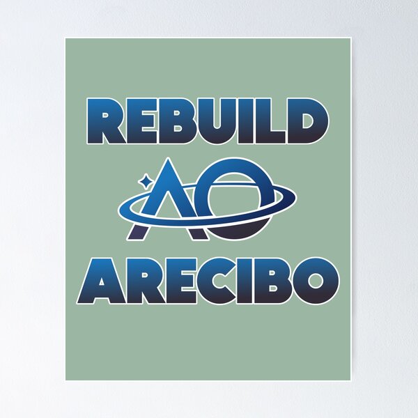 Item preview, Rebuild Arecibo  designed and sold by HappySchnapper.