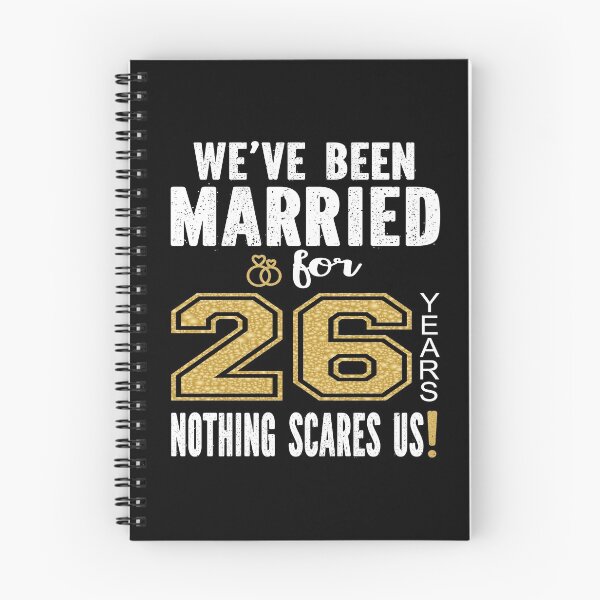 Item preview, We've Been Married For 26 Years Nothing Scares Us Couples product designed and sold by Grabitees.