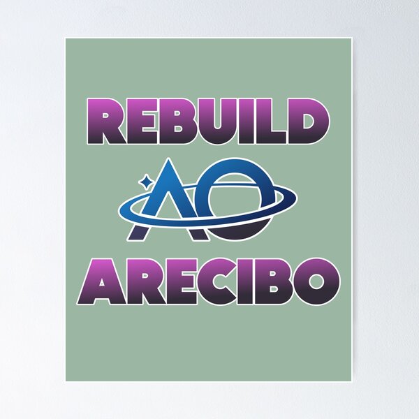 Item preview, Rebuild Arecibo  designed and sold by HappySchnapper.