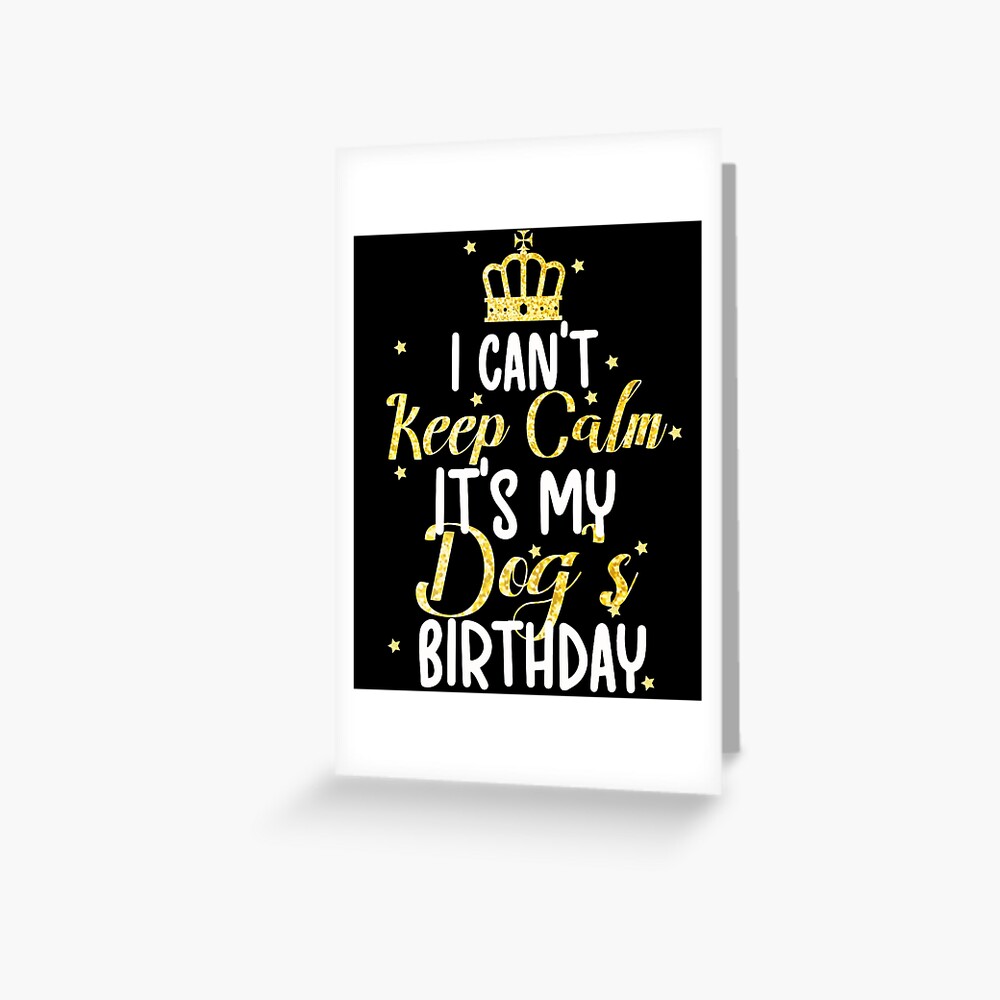 Keep Calm Panties: Funny Birthday Greeting Card for Women