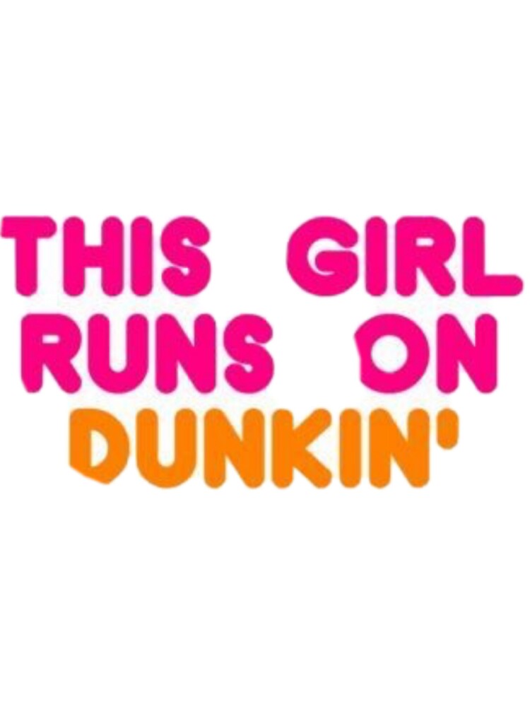 This Girl Runs On Dunkin ,Charlie Damelio Kids T-Shirt