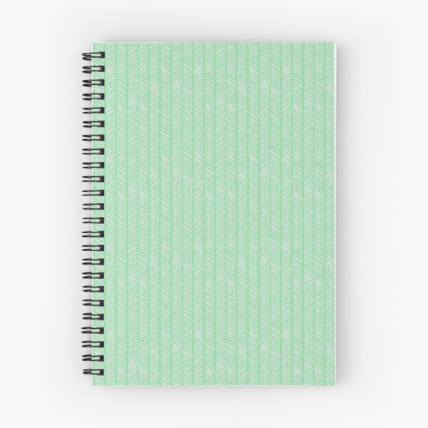 Item preview, Herringbone Handdrawn - Mint Green designed and sold by NolkDesign.