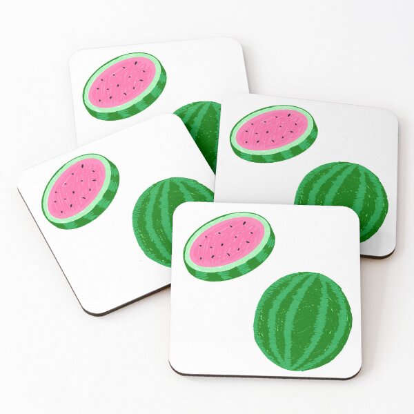 Item preview, Cute watermelon and watermelon slice  designed and sold by Serinah Williams.