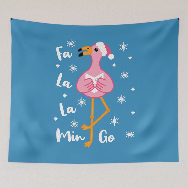 Item preview, Fa La La Mingo, Christmas Flamingo  designed and sold by Funful.