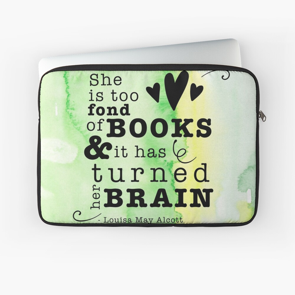 Tote Bag Elle Aime Trop Les Livres Et Ca A Fait Tourner Son Cerveau Citation De Louisa M Alcott Par Trishajennreads Redbubble