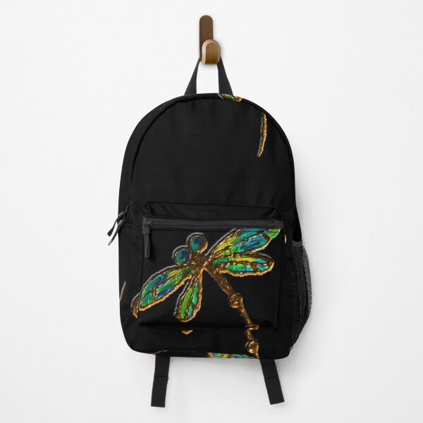 Item preview, Electric Green Gold Dragonfly designed and sold by lyndseyart.