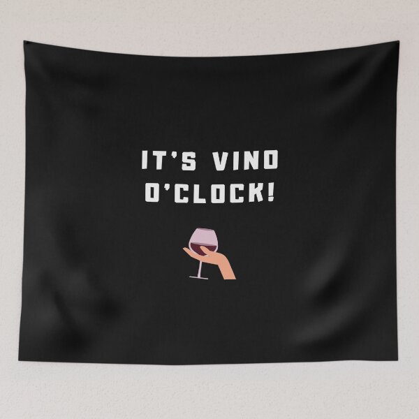Item preview, It's vino o'clock! designed and sold by dolcevitateam.