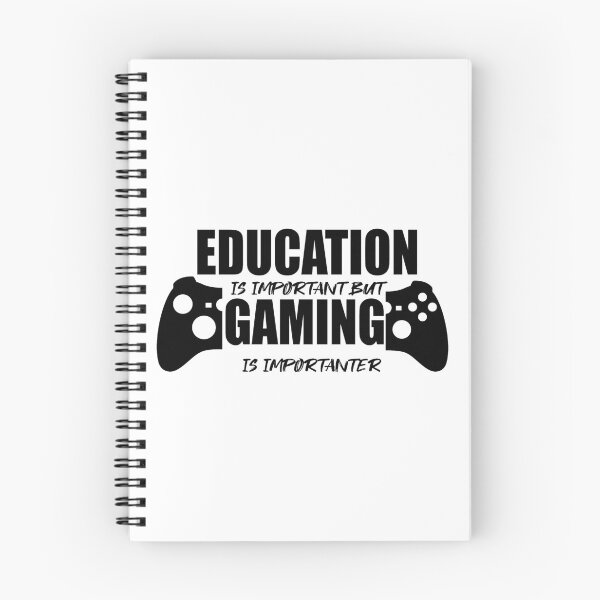 Item preview, education is important but gaming is importanter designed and sold by ID01.