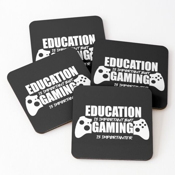Item preview, Education is important but gaming is importanter designed and sold by ID01.