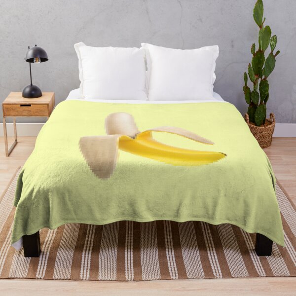 Item preview, Pixellated Censored Funny Banana Emoji Meme designed and sold by everything4eva.