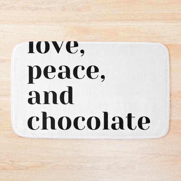 Item preview, Love, peace, and chocolate designed and sold by theaussiedream.