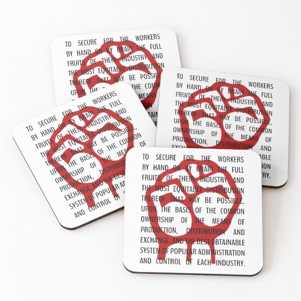 Item preview, Leftist Labour Clause 4 - Socialist Solidarity Workers Rights - Karl Marx Gift designed and sold by RockFireMerch.