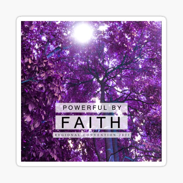 Item preview, Regional Convention 2021 - Purple Tree Powerful By faith designed and sold by Yesido.