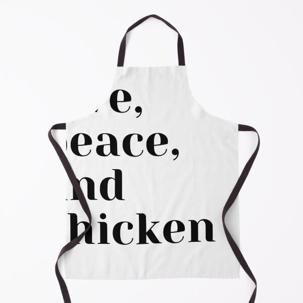 Item preview, love, peace, and chicken designed and sold by theaussiedream.