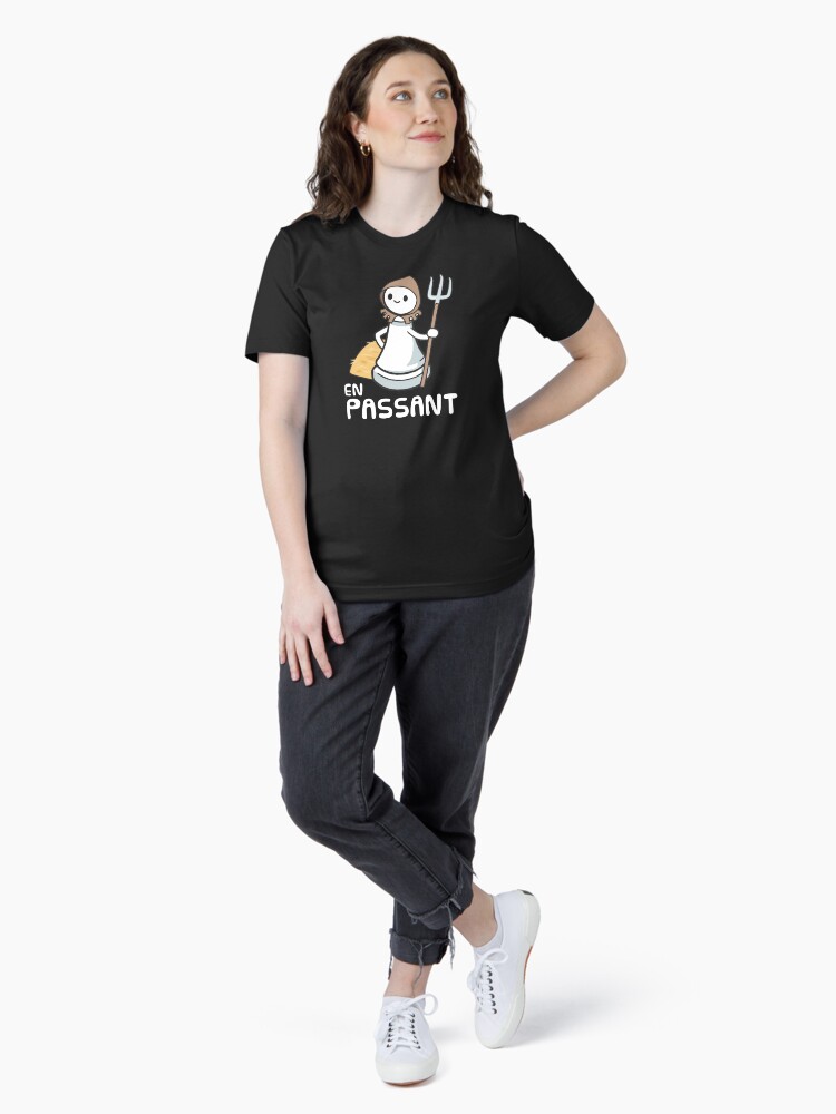 Thumbnail 4 of 7, Essential T-Shirt, En Passant Chess Joke designed and sold by ElectricFangs.