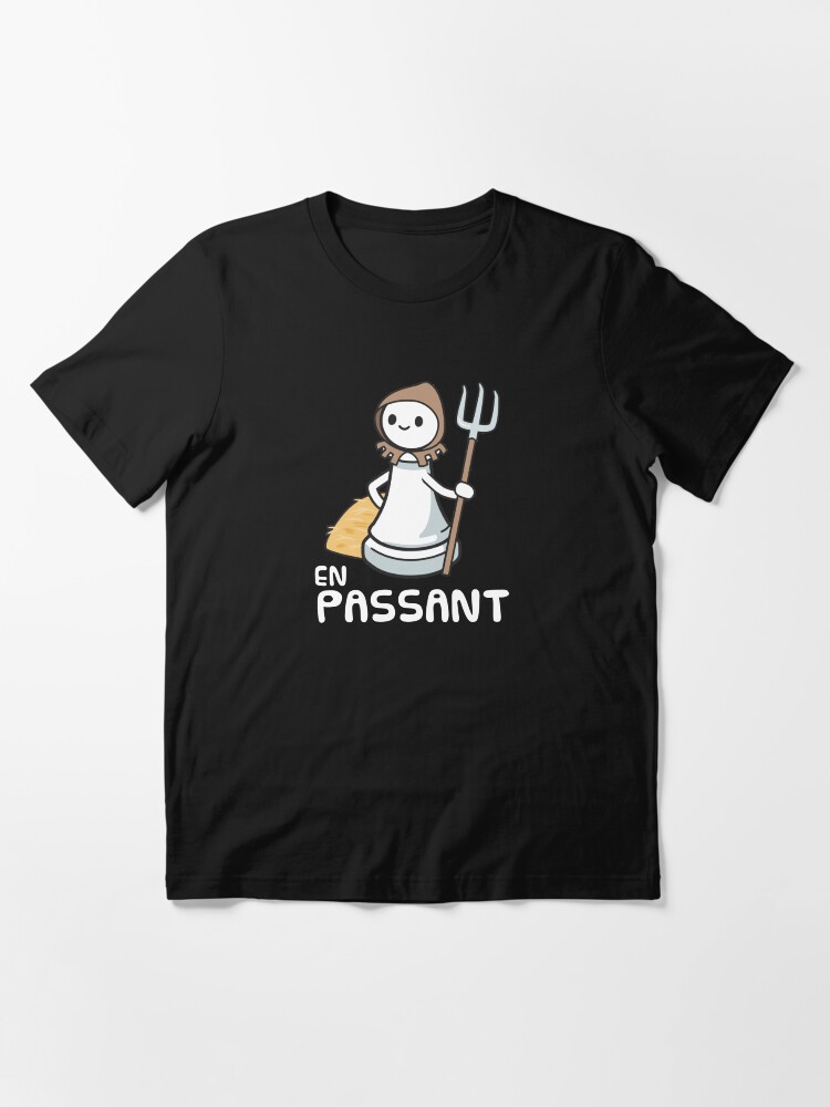 Thumbnail 3 of 7, Essential T-Shirt, En Passant Chess Joke designed and sold by ElectricFangs.