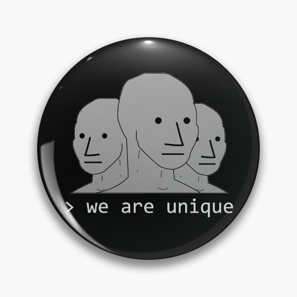 Item preview, We Are Unique NPC designed and sold by denisseinfeld.