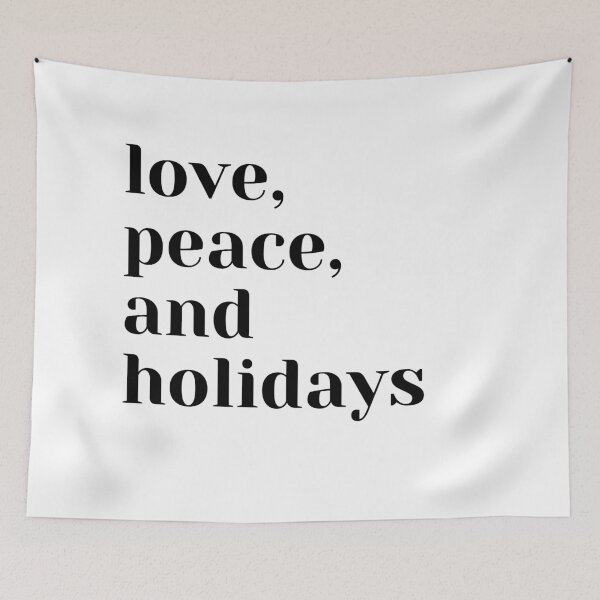 Item preview, love, peace, and holidays designed and sold by theaussiedream.