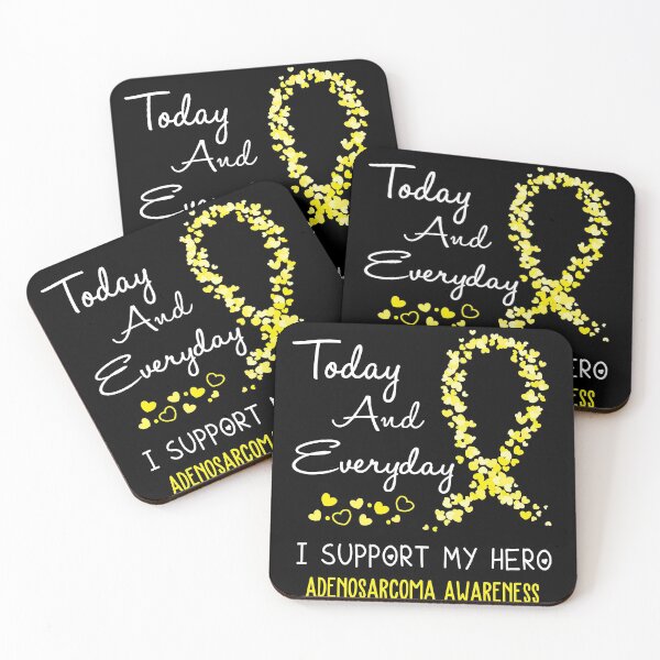 Item preview, Today and Everyday I Support My Hero Adenosarcoma Awareness designed and sold by ArangoaStore.