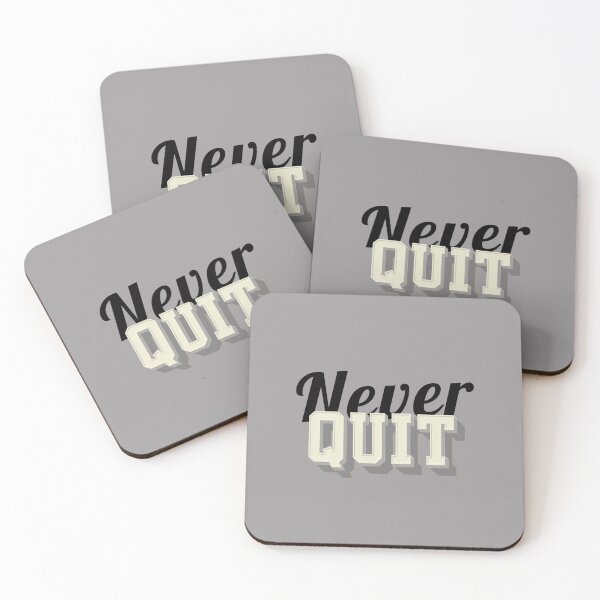 Artikelvorschau, Never Quit Motivierender Spruch entworfen und verkauft von thegoodys.
