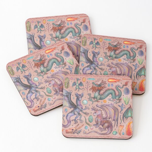 Item preview, Dragons - Fantasy Creatures Art designed and sold by Cabinet Of Curiosities by Vlad.
