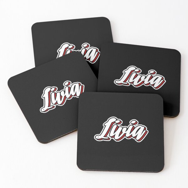Artikelvorschau, Livia Vorname - Handlettering Design entworfen und verkauft von sulies.