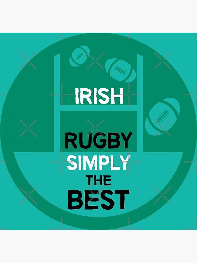 Poster « Irish Rugby Irlande Rugby Sports Joueurs de Rugby Fans