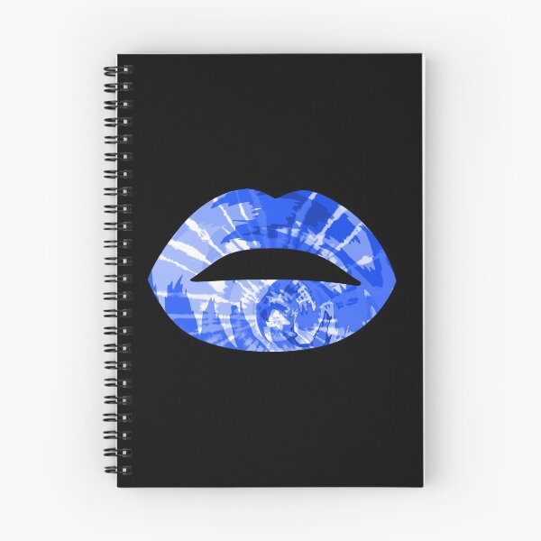 Item preview, Tie Dye Lips Blue Colorful Art designed and sold by MisPuHoney.