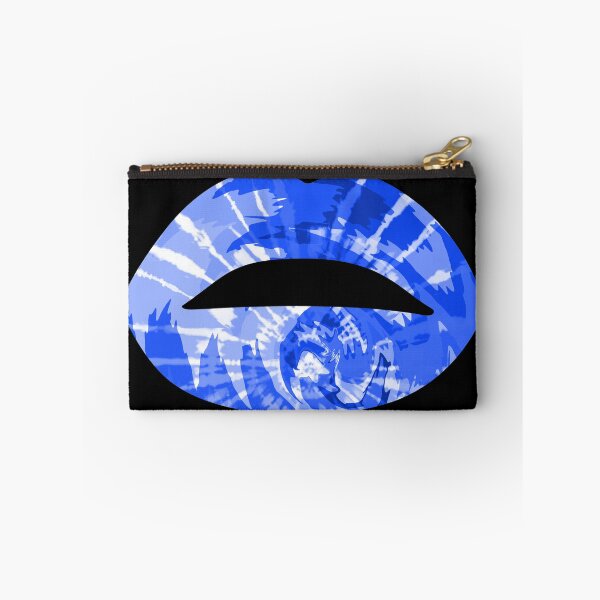 Item preview, Tie Dye Lips Blue Colorful Art designed and sold by MisPuHoney.