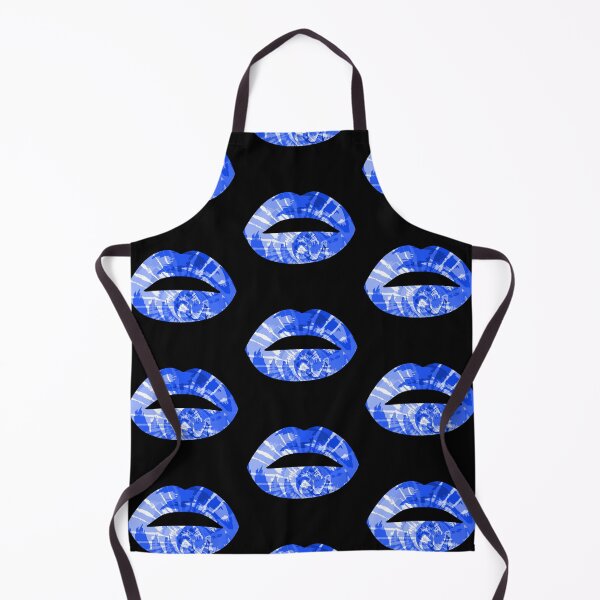 Item preview, Tie Dye Lips Blue Colorful Art designed and sold by MisPuHoney.