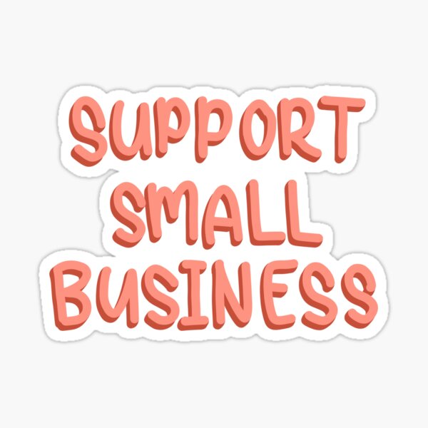 Item preview, support small business (pink) designed and sold by emmalouise-.