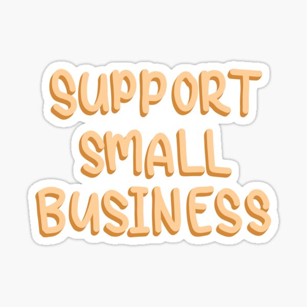 Item preview, support small business (yellow) designed and sold by emmalouise-.