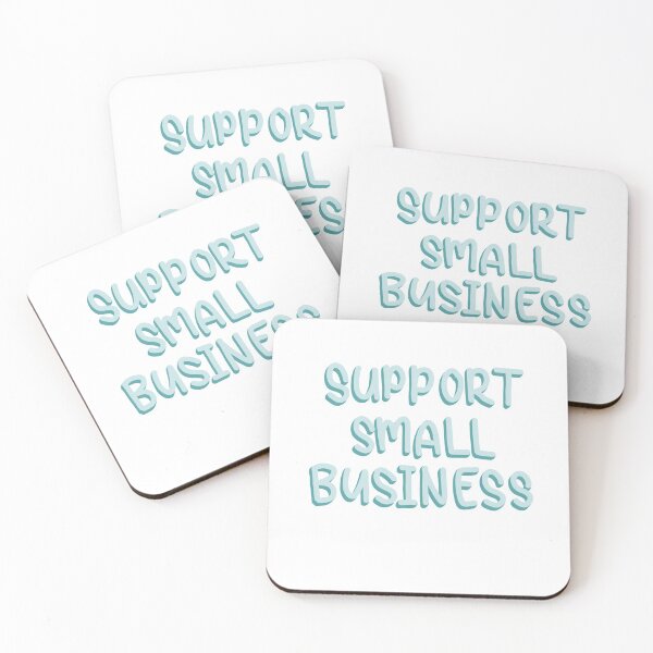Item preview, support small business (blue) designed and sold by emmalouise-.