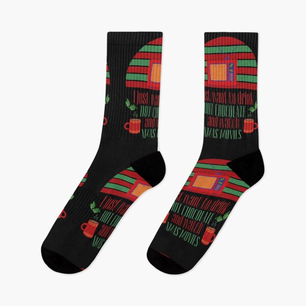 Item preview, I Just Want To Drink Hot Chocolate And Watch Christmas Movies designed and sold by DesignsofNote.