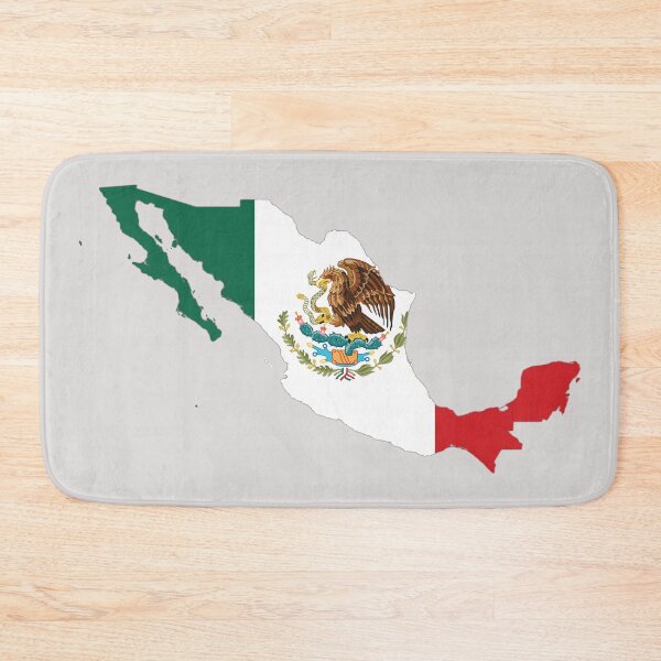 Item preview, Flag Map of Mexico, Mexican Country Map Outline with National Flag Inside designed and sold by mashmosh.
